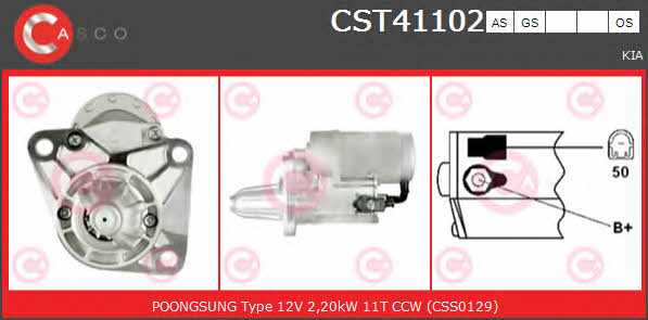 Casco CST41102GS Starter CST41102GS: Buy near me in Poland at 2407.PL - Good price!