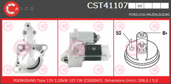 Casco CST41107GS Starter CST41107GS: Buy near me in Poland at 2407.PL - Good price!