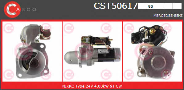 Casco CST50617GS Стартер CST50617GS: Отличная цена - Купить в Польше на 2407.PL!