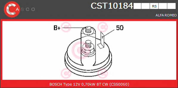 Casco CST10184RS Anlasser CST10184RS: Kaufen Sie zu einem guten Preis in Polen bei 2407.PL!