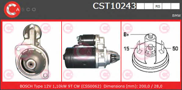 Casco CST10243RS Starter CST10243RS: Buy near me at 2407.PL in Poland at an Affordable price!