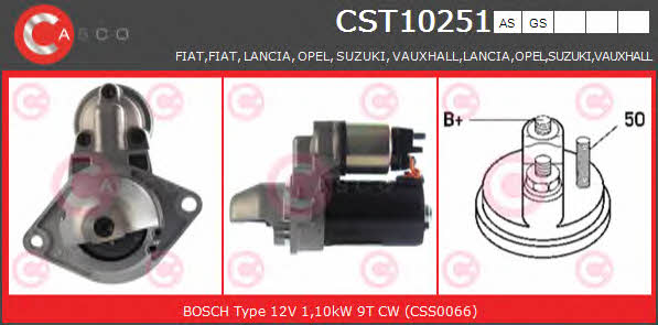 Casco CST10251AS Стартер CST10251AS: Приваблива ціна - Купити у Польщі на 2407.PL!