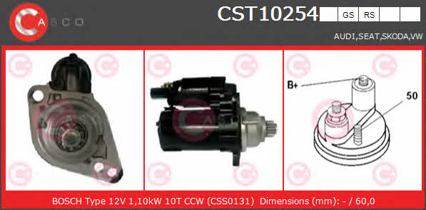 Casco CST10254RS Starter CST10254RS: Buy near me in Poland at 2407.PL - Good price!