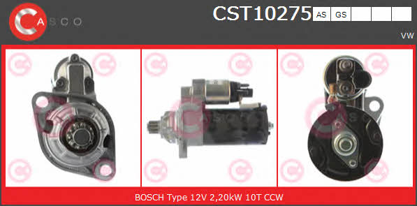 Casco CST10275AS Стартер CST10275AS: Отличная цена - Купить в Польше на 2407.PL!
