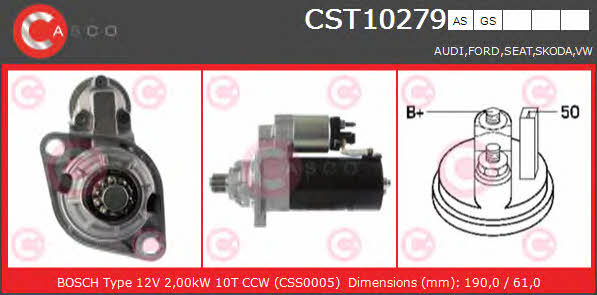 Casco CST10279AS Starter CST10279AS: Buy near me in Poland at 2407.PL - Good price!