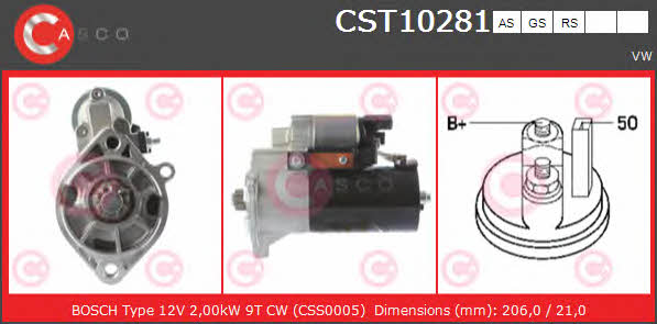 Casco CST10281RS Starter CST10281RS: Buy near me in Poland at 2407.PL - Good price!