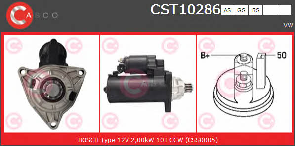 Casco CST10286AS Стартер CST10286AS: Отличная цена - Купить в Польше на 2407.PL!