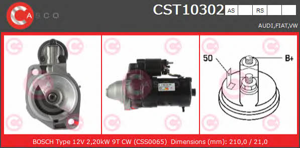 Casco CST10302AS Starter CST10302AS: Buy near me in Poland at 2407.PL - Good price!