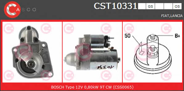 Casco CST10331GS Стартер CST10331GS: Отличная цена - Купить в Польше на 2407.PL!