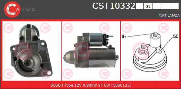Casco CST10332GS Стартер CST10332GS: Отличная цена - Купить в Польше на 2407.PL!