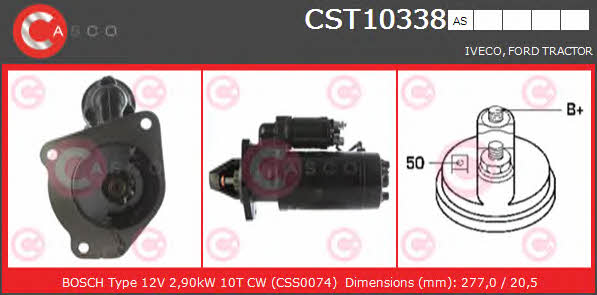 Casco CST10338AS Стартер CST10338AS: Отличная цена - Купить в Польше на 2407.PL!
