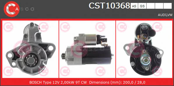 Casco CST10368AS Стартер CST10368AS: Купить в Польше - Отличная цена на 2407.PL!