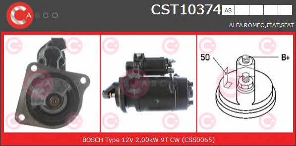 Casco CST10374AS Starter CST10374AS: Buy near me in Poland at 2407.PL - Good price!