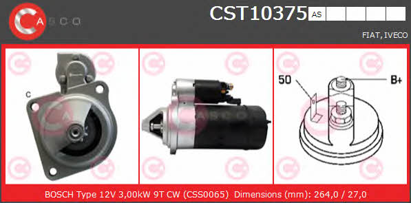 Casco CST10375AS Starter CST10375AS: Buy near me in Poland at 2407.PL - Good price!