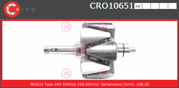 Casco CRO10651AS Ротор генератора CRO10651AS: Купить в Польше - Отличная цена на 2407.PL!