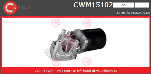 Casco CWM15102GS Wipe motor CWM15102GS: Buy near me in Poland at 2407.PL - Good price!
