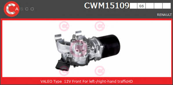 Casco CWM15109GS Silnik wycieraczki szyby CWM15109GS: Dobra cena w Polsce na 2407.PL - Kup Teraz!