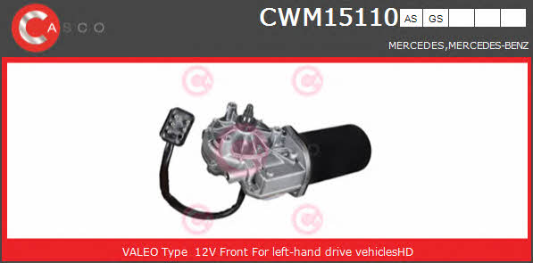 Casco CWM15110AS Мотор стеклоочистителя CWM15110AS: Купить в Польше - Отличная цена на 2407.PL!