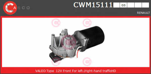 Casco CWM15111GS Мотор склоочисника CWM15111GS: Приваблива ціна - Купити у Польщі на 2407.PL!