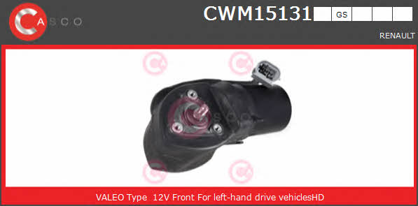 Casco CWM15131GS Мотор стеклоочистителя CWM15131GS: Отличная цена - Купить в Польше на 2407.PL!