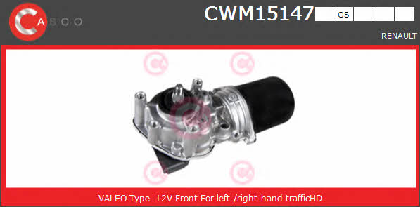 Casco CWM15147GS Мотор стеклоочистителя CWM15147GS: Отличная цена - Купить в Польше на 2407.PL!
