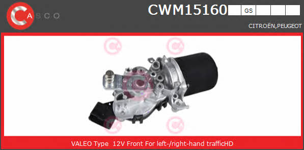 Casco CWM15160GS Silnik wycieraczki szyby CWM15160GS: Dobra cena w Polsce na 2407.PL - Kup Teraz!