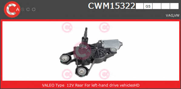 Casco CWM15322GS Мотор склоочисника CWM15322GS: Приваблива ціна - Купити у Польщі на 2407.PL!