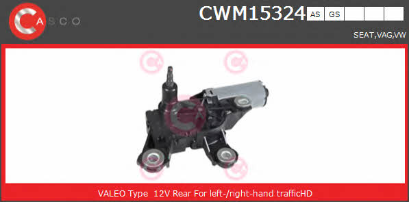Casco CWM15324AS Wipe motor CWM15324AS: Buy near me at 2407.PL in Poland at an Affordable price!