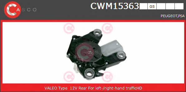 Casco CWM15363GS Wipe motor CWM15363GS: Buy near me in Poland at 2407.PL - Good price!