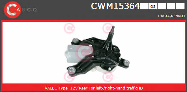 Casco CWM15364GS Wipe motor CWM15364GS: Buy near me in Poland at 2407.PL - Good price!