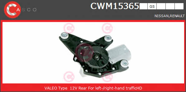 Casco CWM15365GS Wipe motor CWM15365GS: Buy near me in Poland at 2407.PL - Good price!