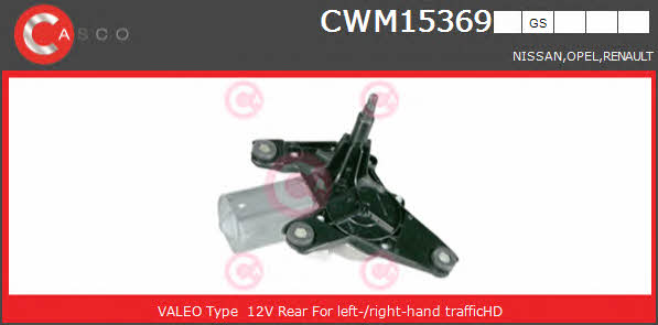 Casco CWM15369GS Мотор стеклоочистителя CWM15369GS: Отличная цена - Купить в Польше на 2407.PL!