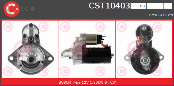 Casco CST10403GS Starter CST10403GS: Buy near me in Poland at 2407.PL - Good price!