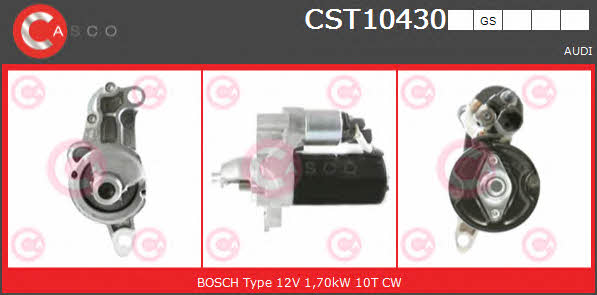 Casco CST10430GS Стартер CST10430GS: Отличная цена - Купить в Польше на 2407.PL!