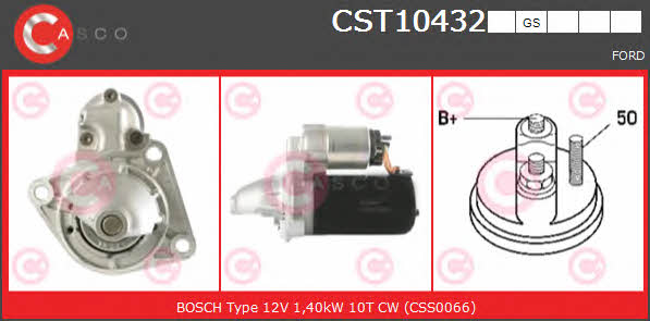 Casco CST10432GS Стартер CST10432GS: Отличная цена - Купить в Польше на 2407.PL!