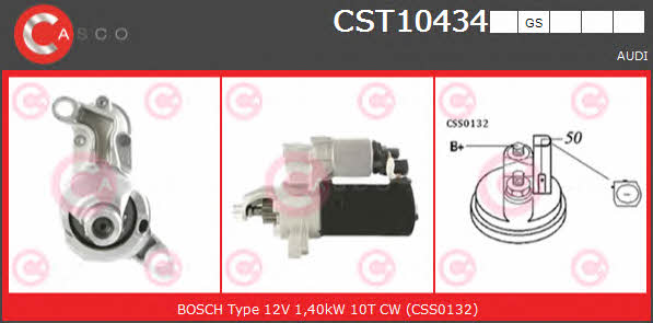 Casco CST10434GS Стартер CST10434GS: Отличная цена - Купить в Польше на 2407.PL!
