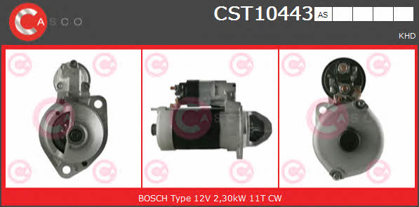 Casco CST10443AS Стартер CST10443AS: Отличная цена - Купить в Польше на 2407.PL!