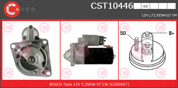Casco CST10446GS Anlasser CST10446GS: Kaufen Sie zu einem guten Preis in Polen bei 2407.PL!