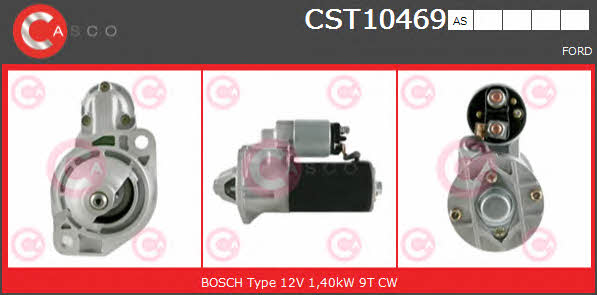 Casco CST10469AS Стартер CST10469AS: Отличная цена - Купить в Польше на 2407.PL!