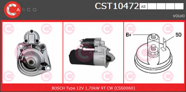 Casco CST10472AS Starter CST10472AS: Buy near me in Poland at 2407.PL - Good price!