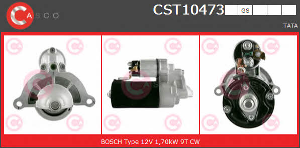 Casco CST10473GS Стартер CST10473GS: Отличная цена - Купить в Польше на 2407.PL!