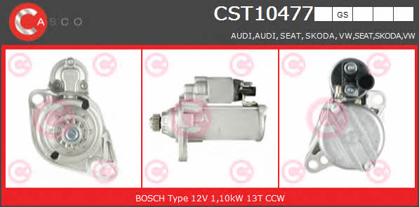 Casco CST10477GS Starter CST10477GS: Buy near me in Poland at 2407.PL - Good price!