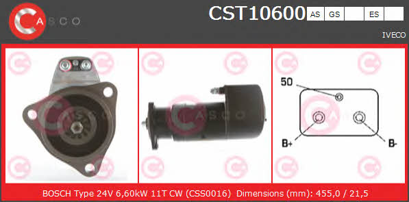 Casco CST10600ES Anlasser CST10600ES: Kaufen Sie zu einem guten Preis in Polen bei 2407.PL!