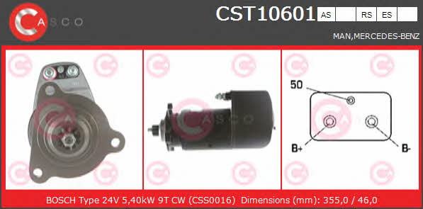 Casco CST10601ES Starter CST10601ES: Buy near me in Poland at 2407.PL - Good price!