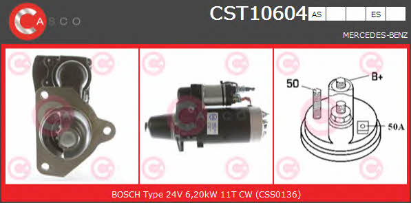Casco CST10604ES Starter CST10604ES: Buy near me in Poland at 2407.PL - Good price!