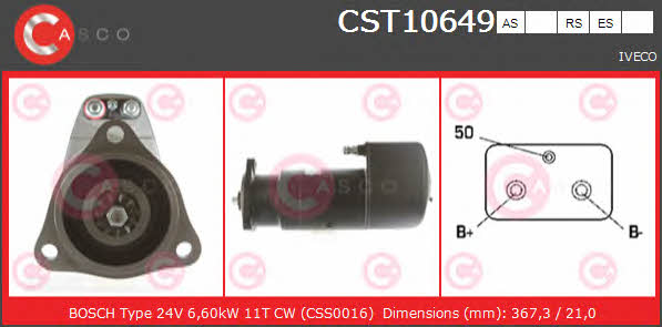 Casco CST10649ES Starter CST10649ES: Buy near me in Poland at 2407.PL - Good price!