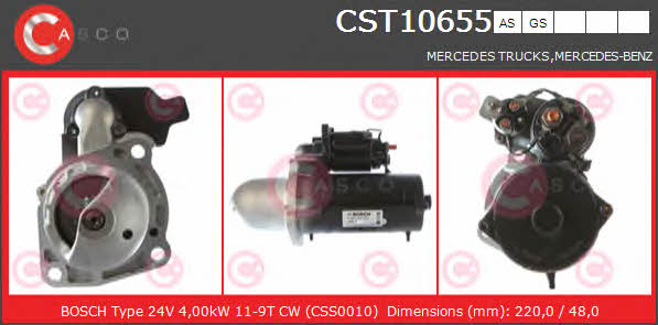 Casco CST10655GS Стартер CST10655GS: Отличная цена - Купить в Польше на 2407.PL!