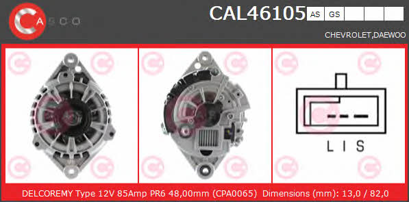 Casco CAL46105AS Generator CAL46105AS: Kaufen Sie zu einem guten Preis in Polen bei 2407.PL!