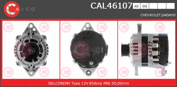Casco CAL46107AS Alternator CAL46107AS: Buy near me in Poland at 2407.PL - Good price!
