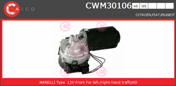 Casco CWM30106GS Wipe motor CWM30106GS: Buy near me in Poland at 2407.PL - Good price!